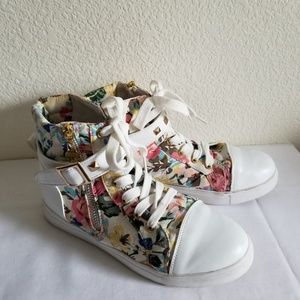 alexander mcqueen floral sneakers